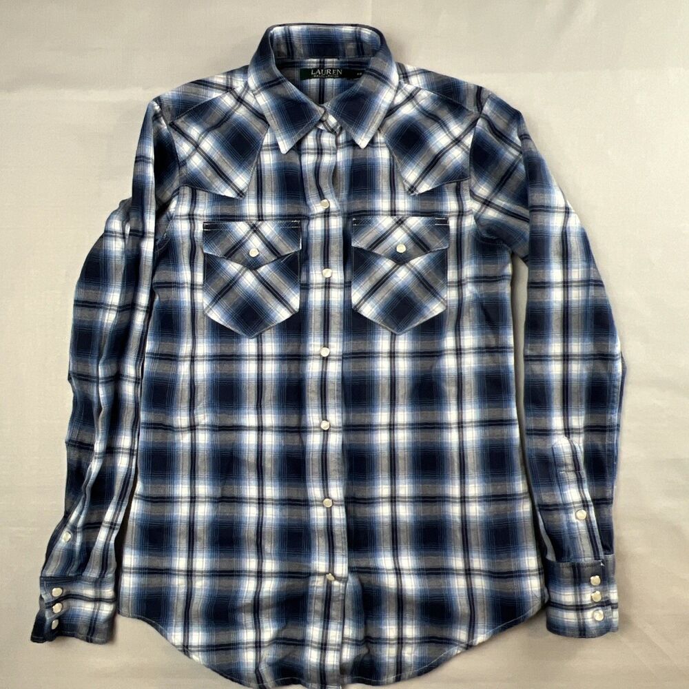 Lauren Ralph Lauren Women’s Western Pearl Snap XS